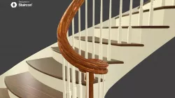 Ellipse Staircase With 6710 Ascending Volute