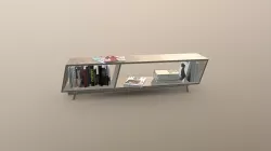 End of bed bookcase