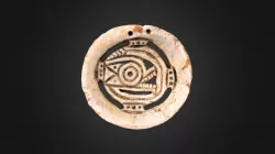 Engraved Shell Gorget (2342a3399)