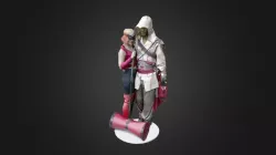 Ezio and Harley Quinn