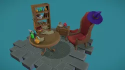 Fantasy props scene