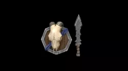 Fantasy sword and shield