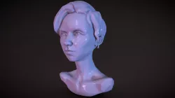 Female head sculpt