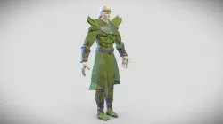 Forest Elf Lowpoly Style
