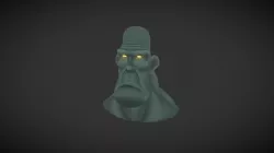 Frankenstein's Monster Bust (WIP)