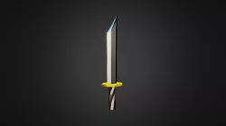 [FREE] Low poly fantasy weapon