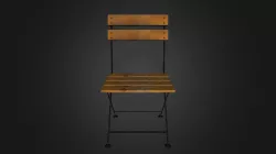 french folding chair
