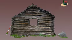 FS1277W 05-0156 Broillar Cabin West Wall