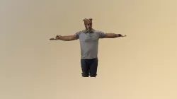 Full body scan with self timer at 2.5 resolution
