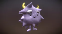 Furry Purple Alien