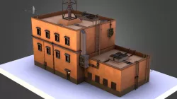 Futuristic ghetto building