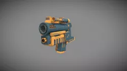 FUTURISTIC SYFY MACHINE GUN
