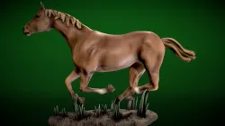 Galloping Horse - free download - 3d-printable
