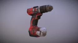 Game Ready Low Poly Roughed Up Drill