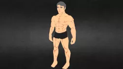 Game-Ready Stylized Male Basemesh