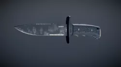 Gerber Combat knife Low-Poly