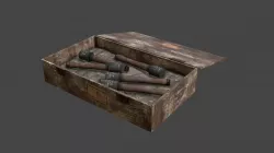 German grenade case