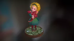 Girl with dragon