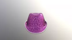 glittering hat