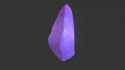 Glowing Purple Crystal