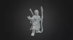 Gnome/Halfling Bard 3D printable