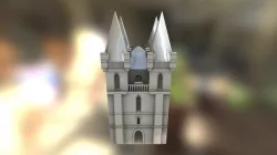 Gothic Tall Low Poly