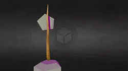Green diamonds and my wand
