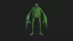 Green Fat Alien