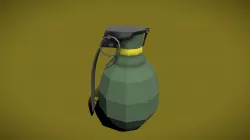 Grenade - Low Poly