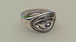 Grimace eye ring