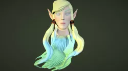 Hair Sculpt Challange: Elf