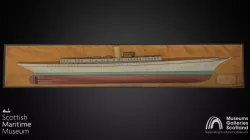 Half Hull Model of T.S.Y Liberty
