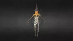 Halloween pumpkin monster