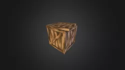 Hand Painted Crate