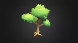 Hand-Painted Fantasy Tree - Video Available!