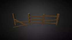 Hand Painted Toon Fence Demo