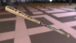 Harley Quinn's "Good Night" Baseball Bat
