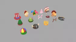 Hats and Helmet Pack 2