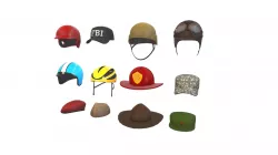 Hats and Helmet Pack 4