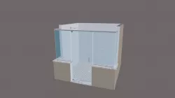 Header Bar 3D Model