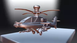 Helicopter AH-64 Apache