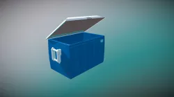 Hielera cooler lowpoly