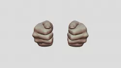 holding hand