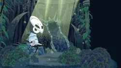 Hollow Knight Diorama: Quirrel in Unn's temple