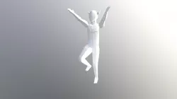 Horned Man Celebrating