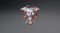 Horned Pumpkin Skull