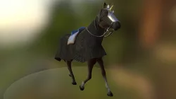 Horse walkcycle