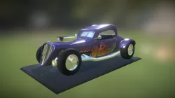 Hot-Rod cartoon car