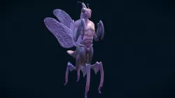 Humanoid Mantis Creature