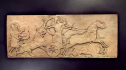 Hunting Lions from a Chariot